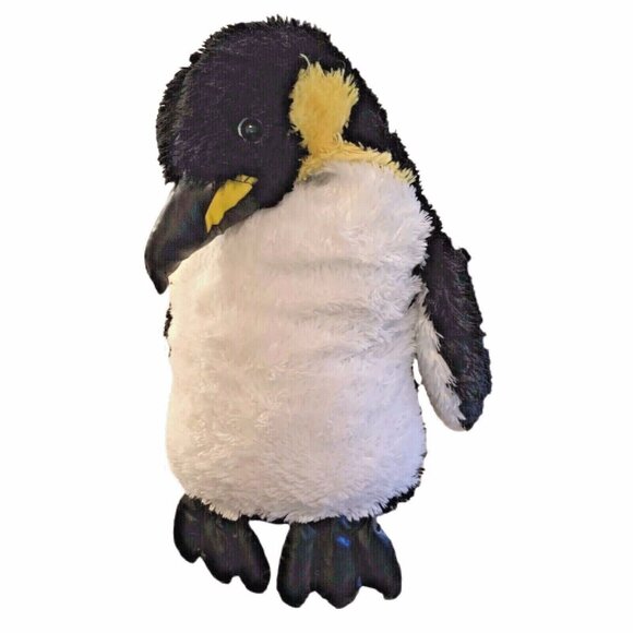 Animal Planet 18” TALL Emperor Penguin Plush HTF READ Black Yellow White Stands - Picture 2 of 11